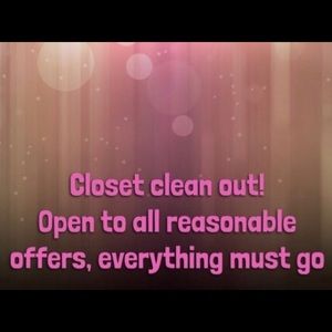 Time to make some room in my closet!!